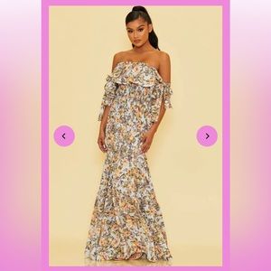 Vici Bump Friendly Floral Smocked Maxi Dress